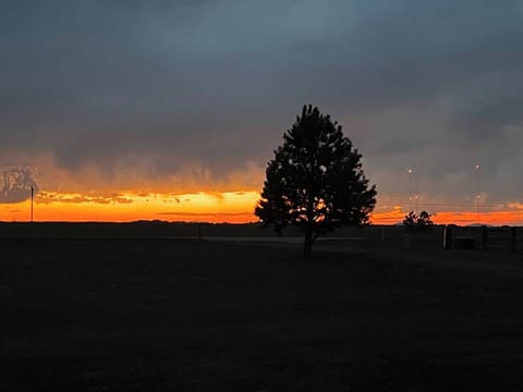 Sunset Views from the Porch Swing