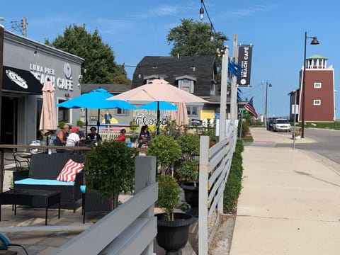 Walk the strip downtown Luna Pier