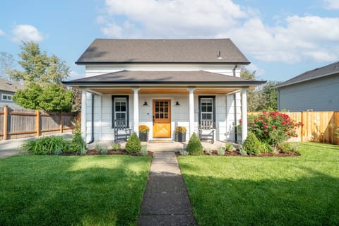Street view of the front of house
