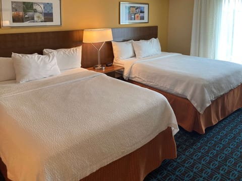 Room, 2 Queen Beds, Accessible, Non Smoking (Accessible Tub) | Egyptian cotton sheets, premium bedding, Tempur-Pedic beds, desk