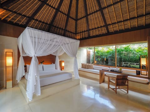 Deluxe One Bedroom Private Pool Villa | Premium bedding, in-room safe, desk, blackout drapes