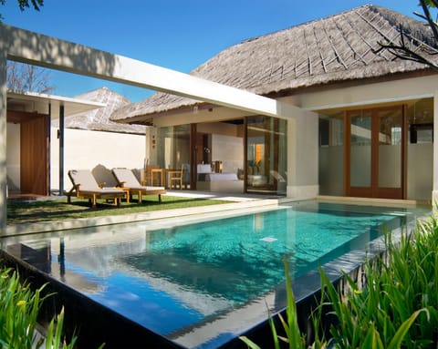 Deluxe One Bedroom Private Pool Villa | Premium bedding, in-room safe, desk, blackout drapes