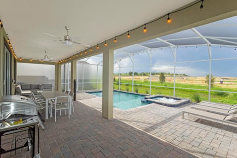 House, Multiple Beds (9312 SH - Champions Gate - Unique Hig) | Outdoor dining