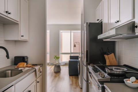 Superior Apartment, 1 Bedroom | Private kitchen | Fridge, oven, stovetop, dishwasher