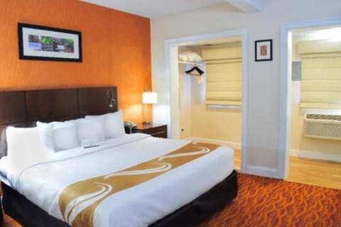 Deluxe Room, 1 King Bed, Non Smoking | Premium bedding, desk, iron/ironing board, free cribs/infant beds