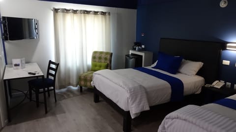 Executive Room, 2 Double Beds, Refrigerator | In-room safe, desk, iron/ironing board, free WiFi