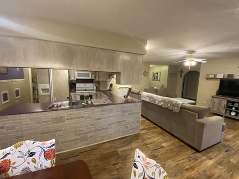 Kitchen/Living room view.