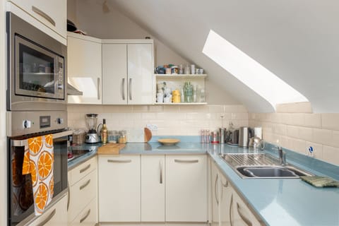 Kitchen area of The Dell 18 overlooking Lahinch Golf Club