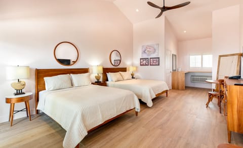 Waterfront Deluxe Room with Two Queen Beds | Premium bedding, minibar, in-room safe, desk