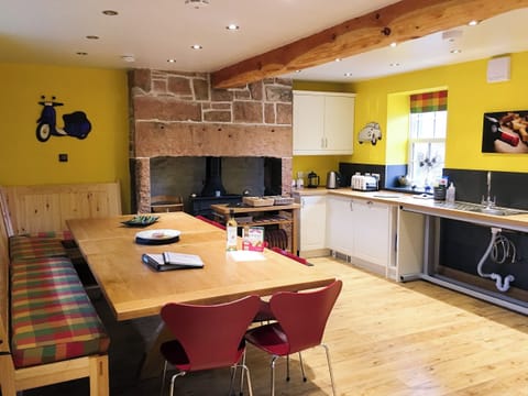 Wonderful, accessible kitchen/ dining room with rise and fall counters | The Moat House, Annan