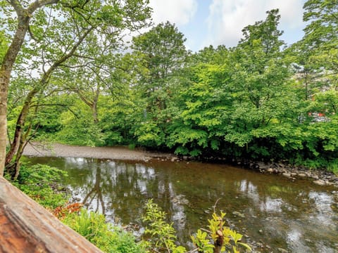 River view from deck | Dalgarven Spa House, Kilwinning, near Ayr
