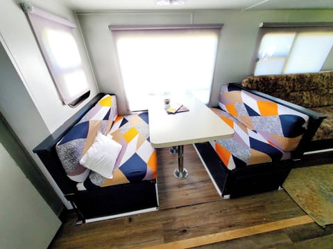 Mobile Home, 1 Bedroom, Sauna, Garden View | Living room