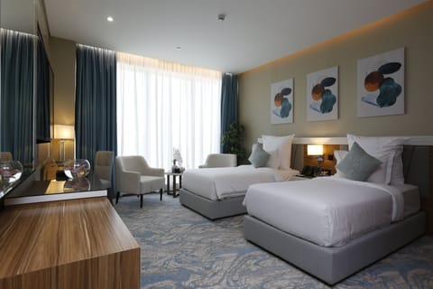 Deluxe Twin Room | Premium bedding, pillowtop beds, minibar, in-room safe