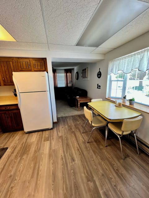 Breakfast nook looking into living room