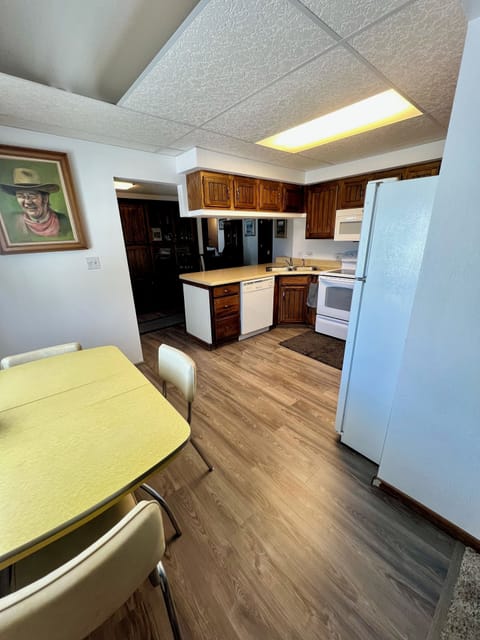 Looking at kitchen from living room