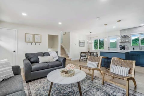 Our roomy living space. Perfect for gatherings!