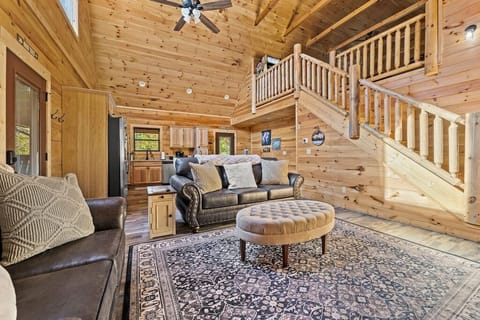 Bearadise's cozy living area