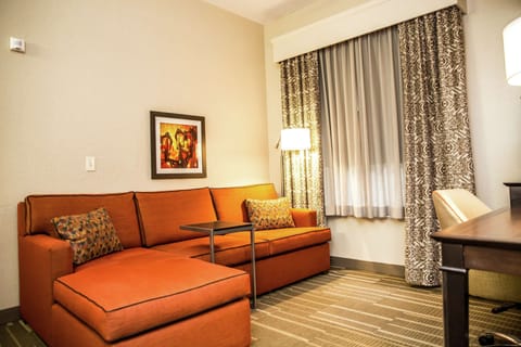 Suite, 1 King Bed, Non Smoking | Living area | TV