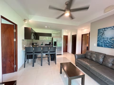 2BR FAMILY SUITE W/Kitchen, Living room, 2 Masters, 2 bath, 3 balconies | Private kitchen | Coffee/tea maker, highchair, eco-friendly cleaning products