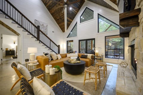 Our spacious main living area is the perfect place to gather, relax, and connect with your group.