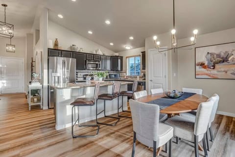 Fully Stocked Kitchen and Dining