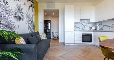 Apartment | Living area | 32-inch flat-screen TV with cable channels, TV