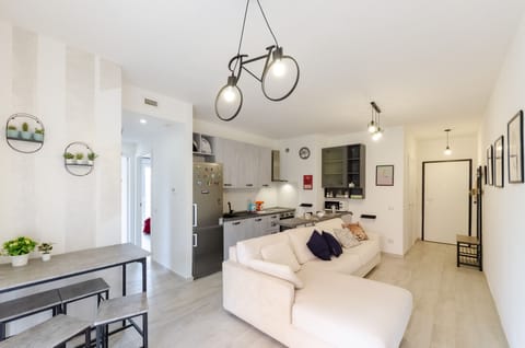 Apartment | Living area | 20-inch flat-screen TV with cable channels, TV