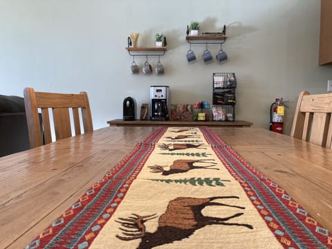 Gathering space for game nights and family dinners.