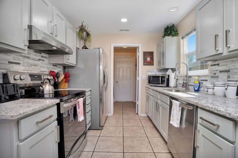 Remodeled Kitchen with granite counter tops