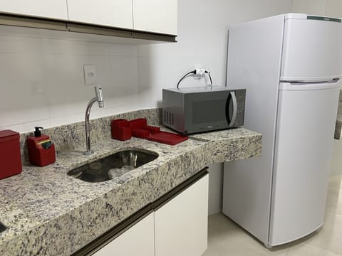 Family Apartment | Private kitchen | Fridge, microwave, blender, cookware/dishes/utensils