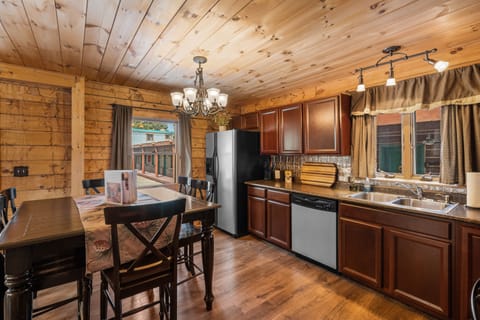 Cowboy Cabin #10 | Private kitchen | Microwave, coffee/tea maker