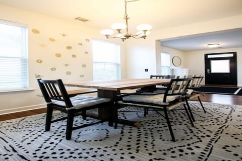 Dining Room I Farm Table seats 7 I High Chair