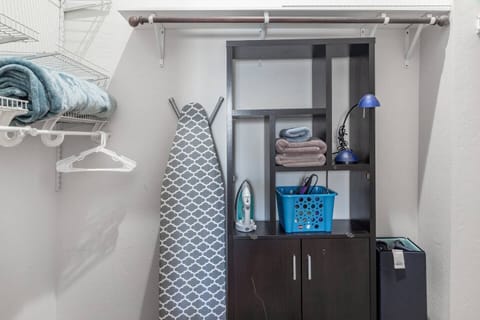 Your suite includes an Iron and Ironing Board