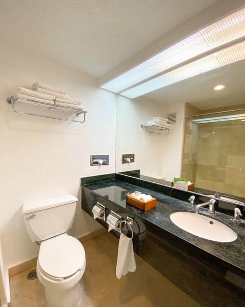 Family Room | Bathroom | Deep soaking tub, free toiletries, hair dryer, towels