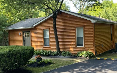 front of house in summer