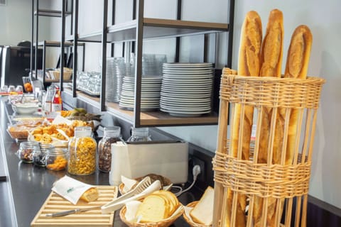 Daily buffet breakfast for a fee