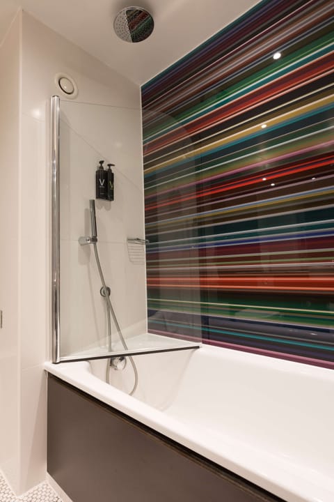 Eco-friendly toiletries, hair dryer, towels