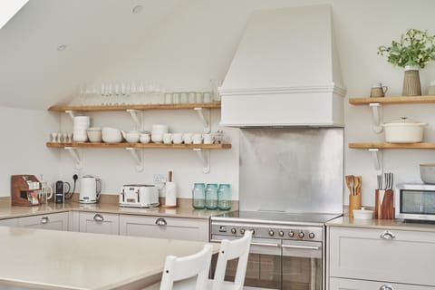 The kitchen at Ty Florence, Gower