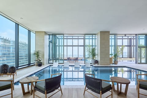 Indoor pool, outdoor pool