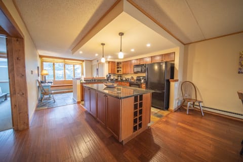 Updated wood flooring