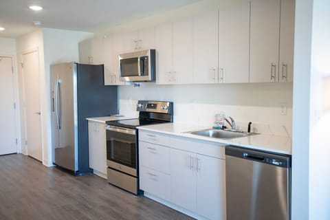 Classic Suite | Private kitchen | Full-size fridge, microwave, stovetop, dishwasher