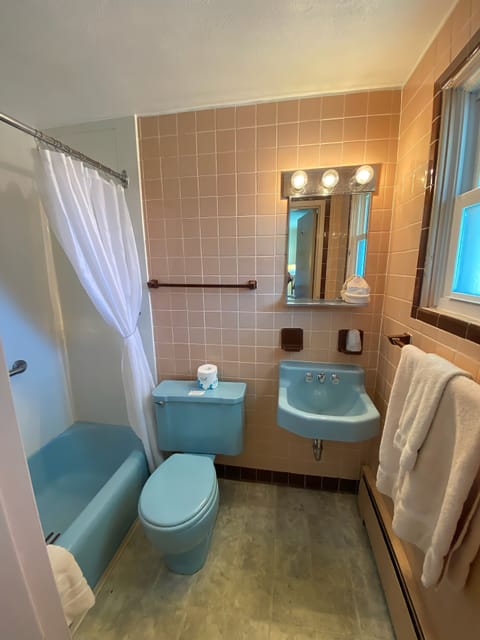 Basic Room | Bathroom | Combined shower/tub, free toiletries, hair dryer, towels