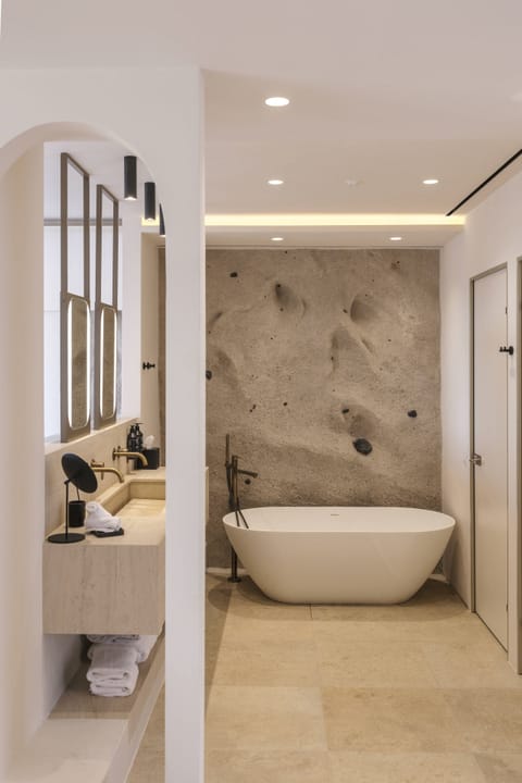 Shower, eco-friendly toiletries, hair dryer, bathrobes