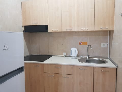 Superior Apartment, 1 Bedroom | Private kitchen | Fridge, electric kettle