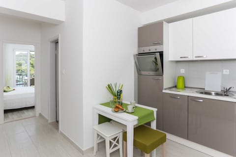 Apartment (Superior One-Bedroom Apartment with T) | Private kitchen | Fridge