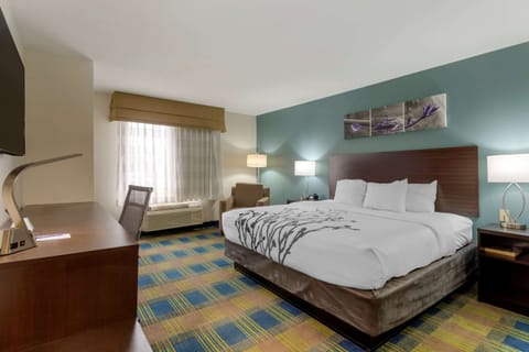 Standard Room, 1 King Bed, Non Smoking | In-room safe, desk, blackout drapes, iron/ironing board