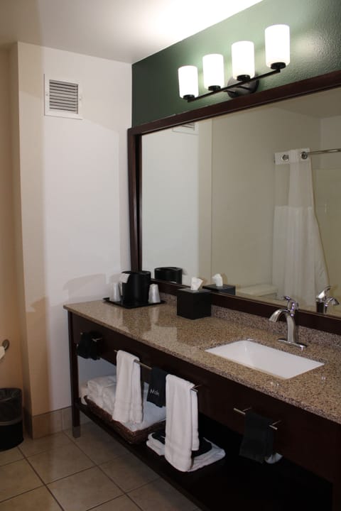 Family Suite | Bathroom | Combined shower/tub, designer toiletries, hair dryer, towels