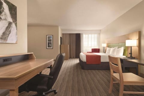 Premium Studio Suite, 1 King Bed, Non Smoking | Premium bedding, down comforters, pillowtop beds, desk