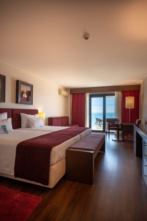 Twin Room, Sea View (3 Adults) | Minibar, desk, blackout drapes, free WiFi