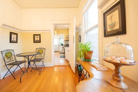 B-line to the kitchen for snacks!